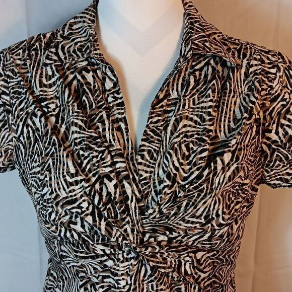 Alfani Animal Print Top - Picture 2 of 7